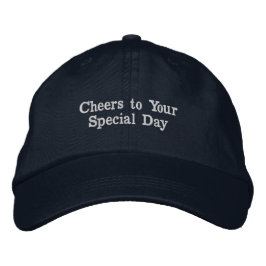 Boné Gorro de Algodão Azul Marinho com "Brindes ao Seu