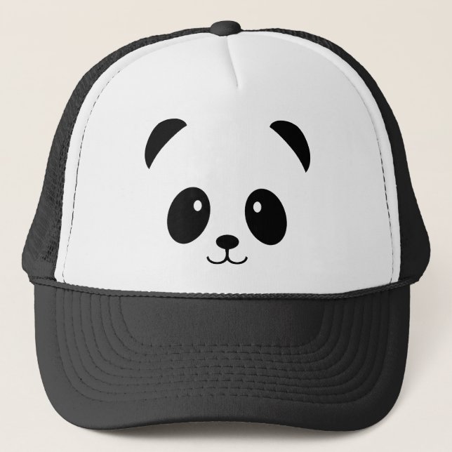 Boné Gorro de Bola Panda Bonito Pandas (Frente)