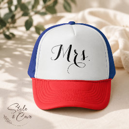 Boné Gorro de Caminhoneiro 'Stylish Mrs. Text' – Presen