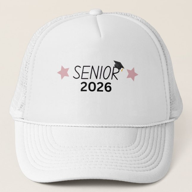 Boné Gorro de Formatura Senior 2026 Turma de 2026  (Frente)