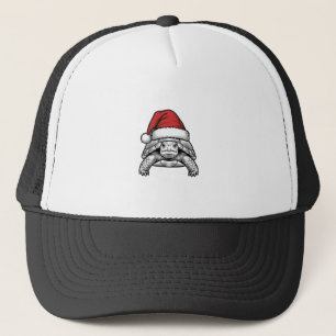 Boné Gorro de Papai Noel Tartaruga de Natal Desenho de