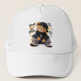 Boné Gorro de Urso de Pelúcia Legal | Urso Pequeno Gran