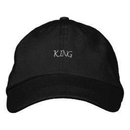 Boné Gorro King Preto com Bordado Elegante Chapéu Mascu
