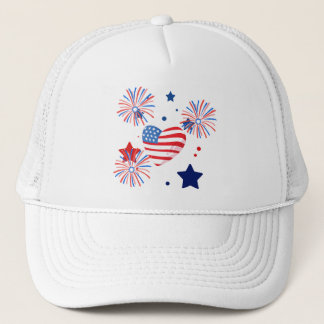 Boné gorro para mujer para 4 de julio