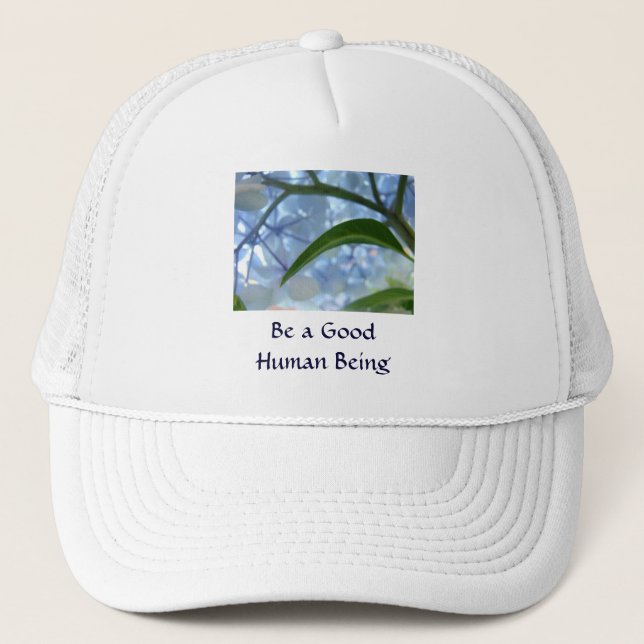 Boné Gorros de caminhoneiros presentes Florais Ser um B (Frente)