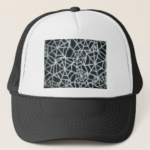 Boné Gothic Web Velocity Bold Preto e Branco Aranha Nós