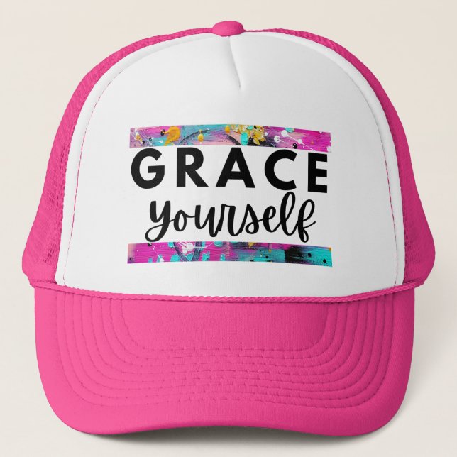 Boné Grace Yself Inspiration Hat para as mulheres (Frente)