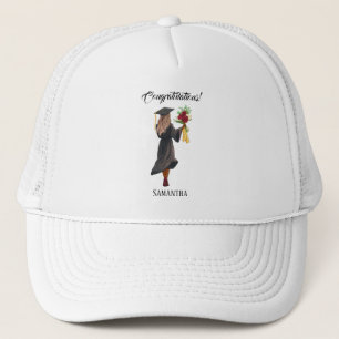 Boné Graduação personalizada de aquarela (5)