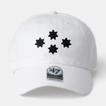Boné gráfico preto de 4 estrelas