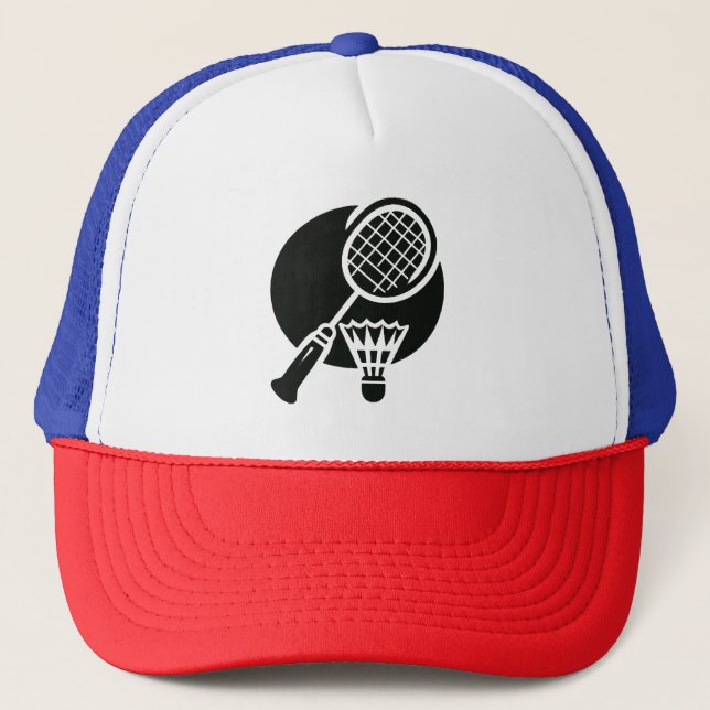 Boné Gráficos de Badminton (Frente)