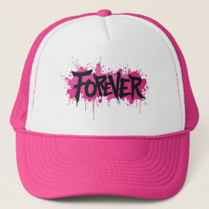 Boné Grafite rosa quente "FOREVER"