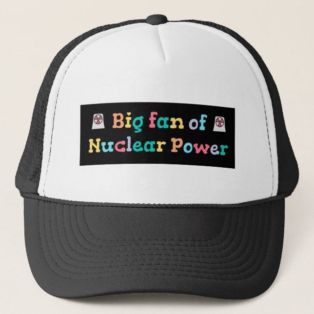 Boné Grande Fã de Energia Nuclear (Frente)