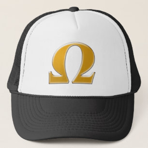 Boné Grego dourado Omega - símbolo da resistência