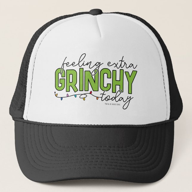 Boné Grinch | Sentindo-me Extra Grinch Hoje (Frente)