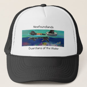 Boné GRNC Hat para o teste de água Black Newf