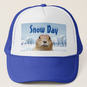 Boné Groundhog Snow Day
