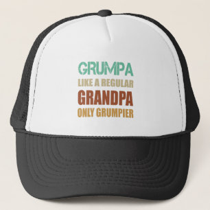 Boné Grumpa Como Um Vovô Regular Só Um Padre Grumpier