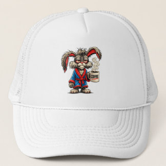 Boné Grumpy Bunny Coffee Funny T-Shirt