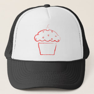 Boné grunge cherry cupcake
