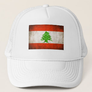 Boné Grungy Lebanon Flag