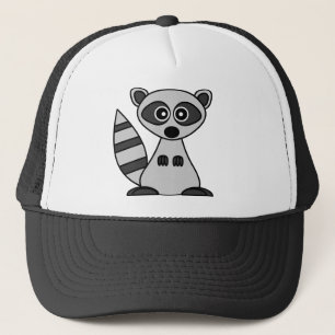 Boné Guaxinim bonito dos desenhos animados