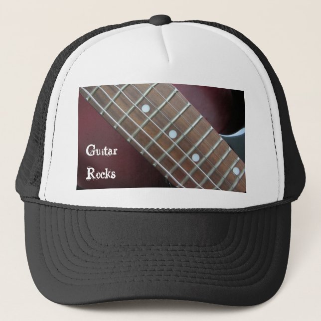 Boné Guitarra Elétrica - Guitarra Rocks (Frente)