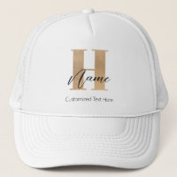 H & Name Iniciais Modernos Monogramados Personaliz