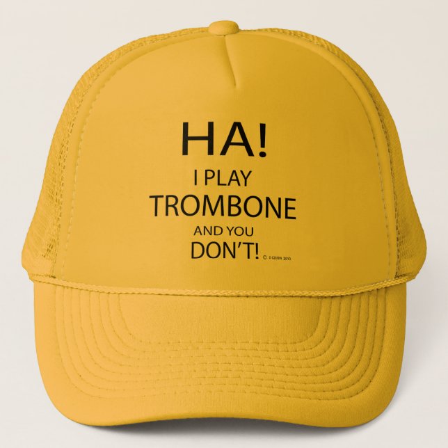 Boné Ha Trombone (Frente)