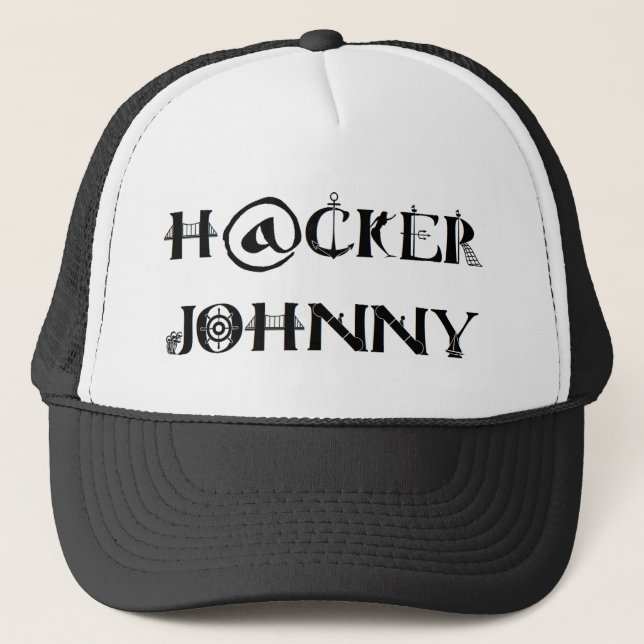 Boné hacker johnny (Frente)