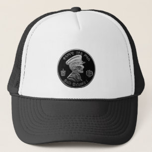 Boné Haile Selassie - HIM Jah Rastafari Trucker Cap -