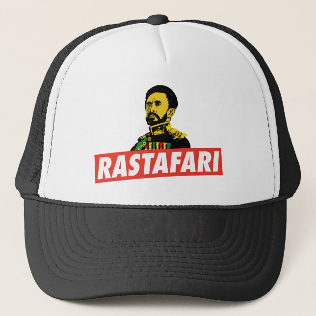 Boné Haile Selassie - Jah Rastafari reggae Cap - (Frente)