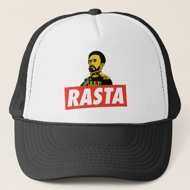 Boné Haile Selassie - Jah Rastafari reggae Cap - (Frente)