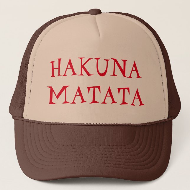 Boné Hakuna Matata Trucker Hat (Frente)