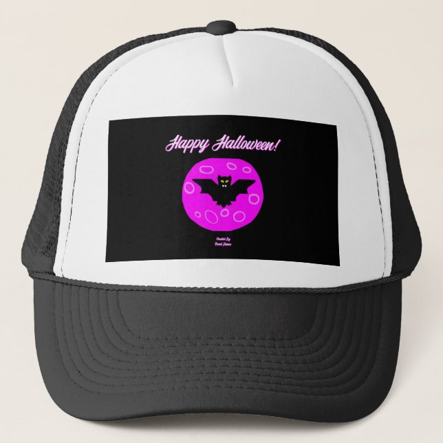 Boné Halloween Bat Trucker Hat (Frente)