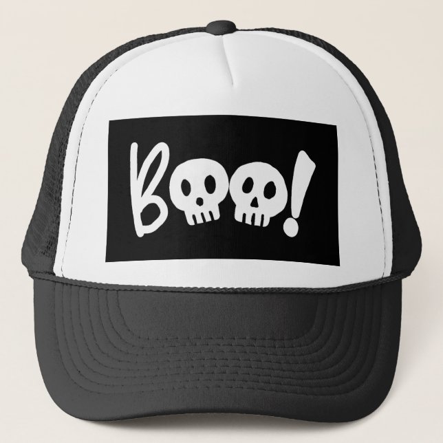 Boné Halloween Boo Scary (Frente)