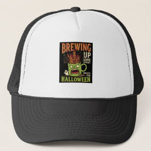 Boné Halloween Brewing Up Spooky Treats Caneca Assombra