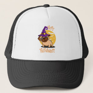 Boné Halloween Puggy Trucker Hat