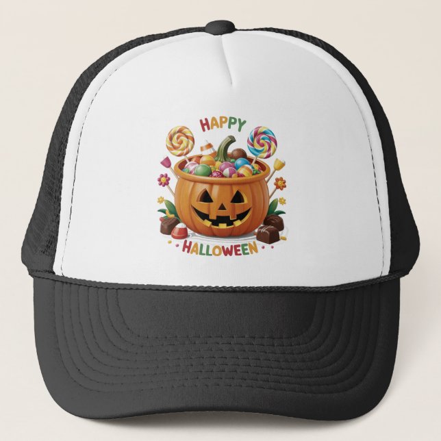 Boné Halloween Pumpkin (Frente)
