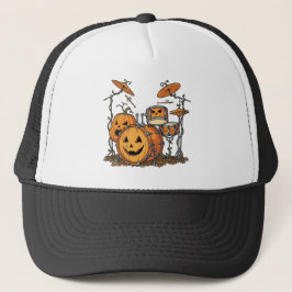 Boné Halloween Pumpkin Drum Set