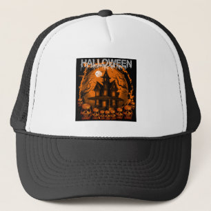 BONÉ HALLOWEEN SCARY HAUNTED HOUTS SKULES
