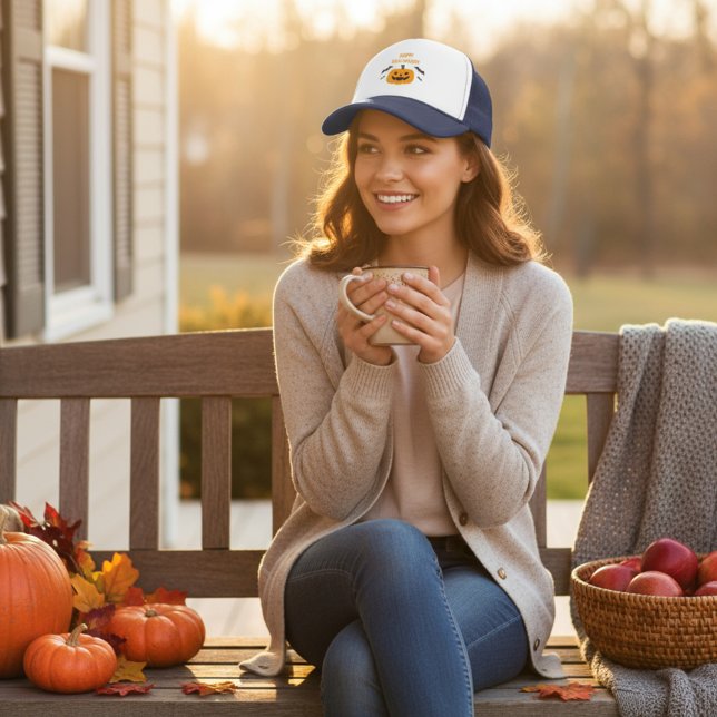 Boné Halloween Trucker Hat (Criador carregado)