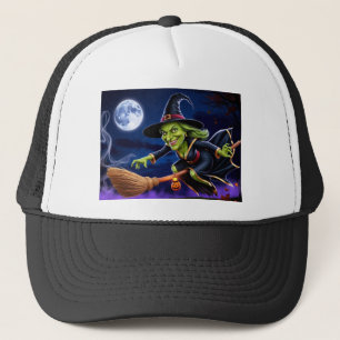 Boné Halloween/Witch Trucker Hat