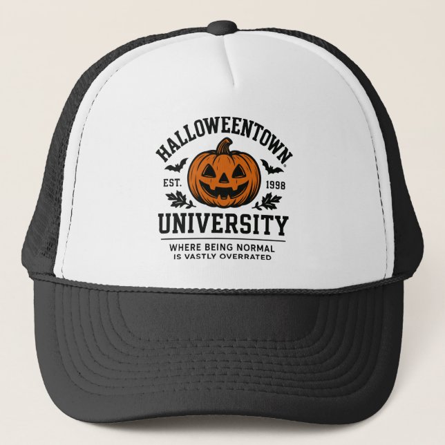 Boné Halloweentown University 1998 Onde É Normal (Frente)
