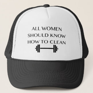 Boné Halterofilismo para mulheres