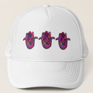 BONÉ ** HAMSA COR-DE-ROSA **
