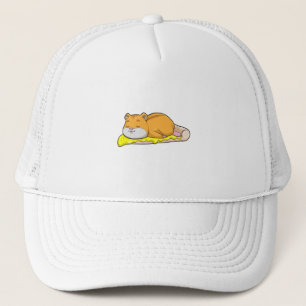 Boné Hamster e Pizza com Queijo