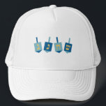 Boné Hanukkah Dreidel<br><div class="desc">Passe os corredores e o resto da sua casa em Hanukkah anime-se com este design nos seus projetos de férias.</div>