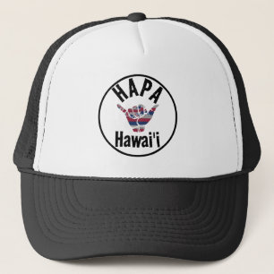 Boné HAPA HAWAII TRIBAL HI Flag SHAKA