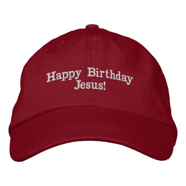 Boné Happy Birthday Jesus! Hat (Frente)