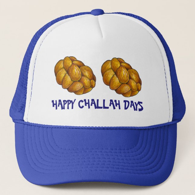 Boné Happy Challah Days Hanukkah Chanukah Holiday Loaf (Frente)